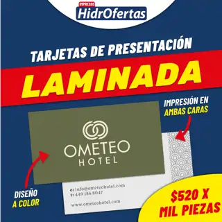 Tarjetas Laminada