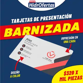 Tarjetas Barnizadas